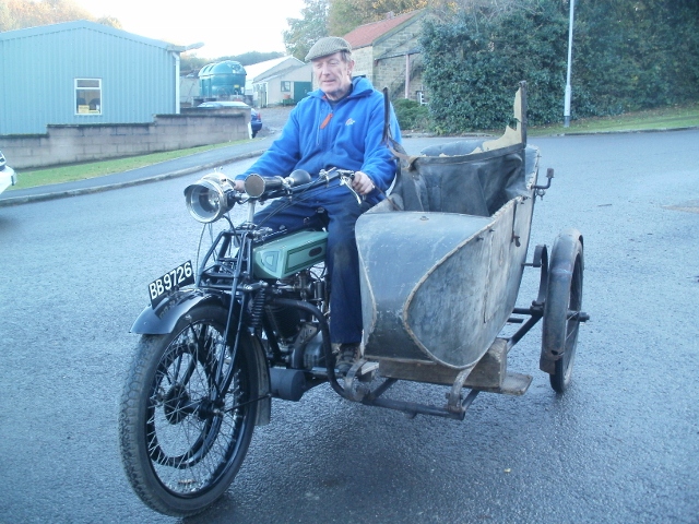 Dene and Sidecar being trial fitted